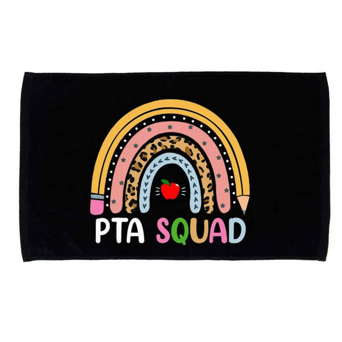 PTA Squad Leopard Rainbow Physical Therapist Assistant PTA Microfiber Hand Towel