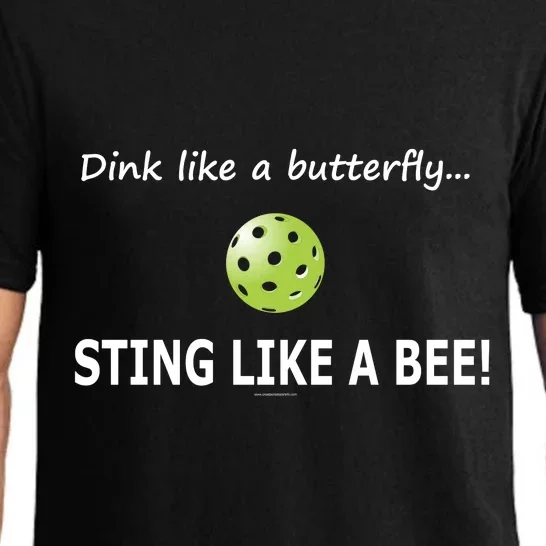 Pickleball Dink like a butterfly Sting Like A Bee Pajama Set