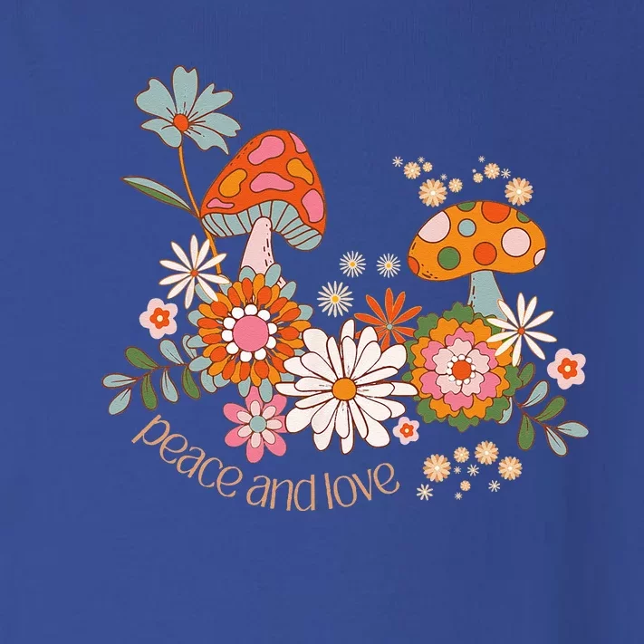 Peace Sign Love 60s 70s Flower Hippie Costume Toddler Long Sleeve Shirt