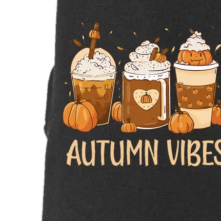 Pumpkin Spice Latte Fall Autumn Vibes Pumpkin Spice Coffee Doggie 3-End Fleece Hoodie