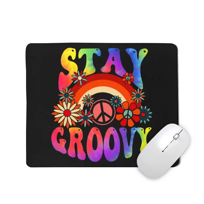 Peace Sign Love Tie Dye Hippie Halloween Costume Mousepad