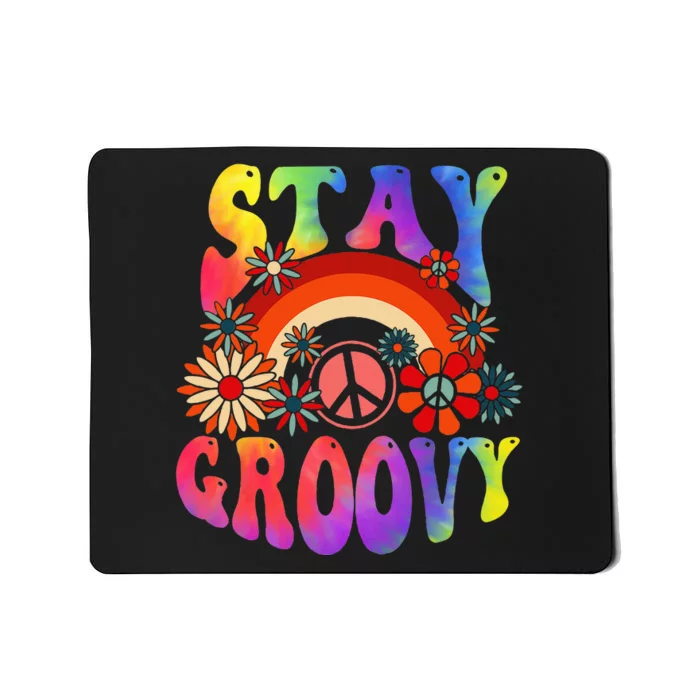 Peace Sign Love Tie Dye Hippie Halloween Costume Mousepad