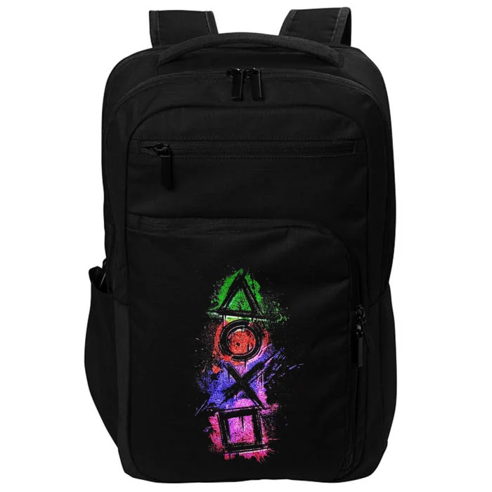 Playstation Symbol Logo Impact Tech Backpack