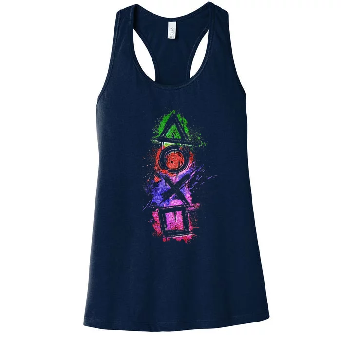 Playstation Symbol Logo Women's Racerback Tank