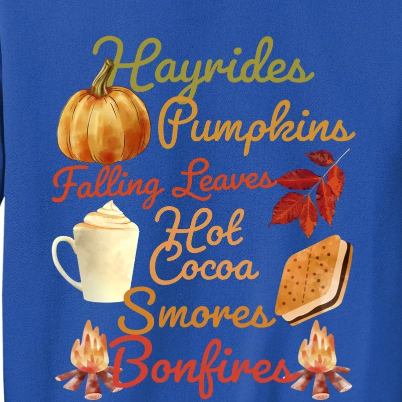 Pumpkin Spice Latte Halloween Fall Coffee Horror Movie Lover Gift Tall Sweatshirt