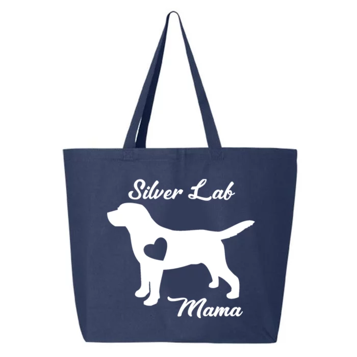 Proud Silver Lab Mama Mom Labrador Retriever Funny Gift 25L Jumbo Tote