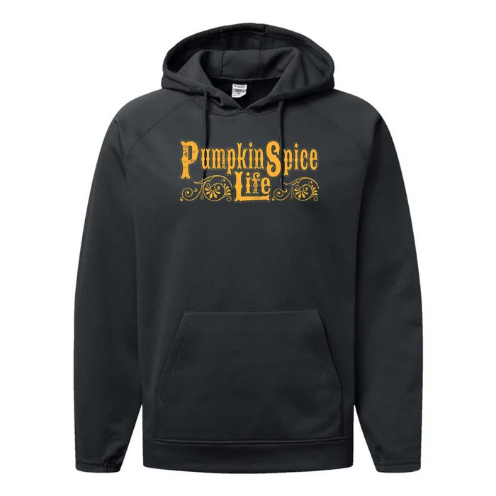 Pumpkin Spice Life Performance Fleece Hoodie