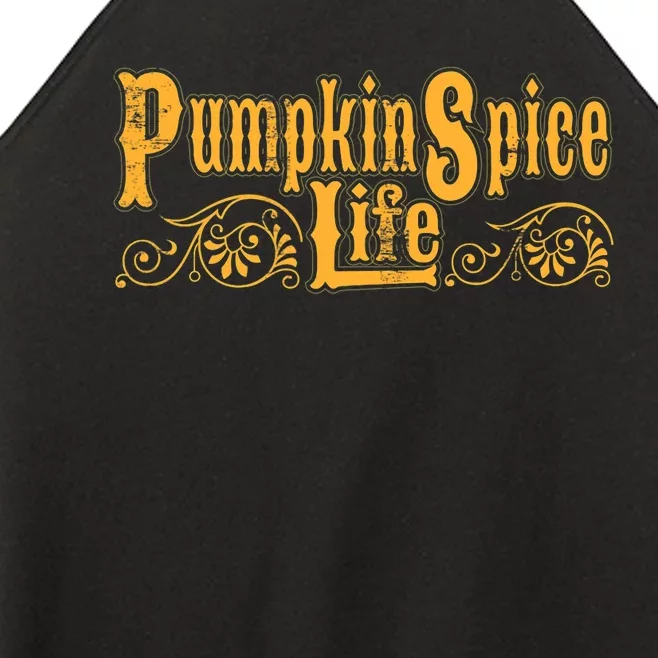 Pumpkin Spice Life Women’s Perfect Tri Rocker Tank