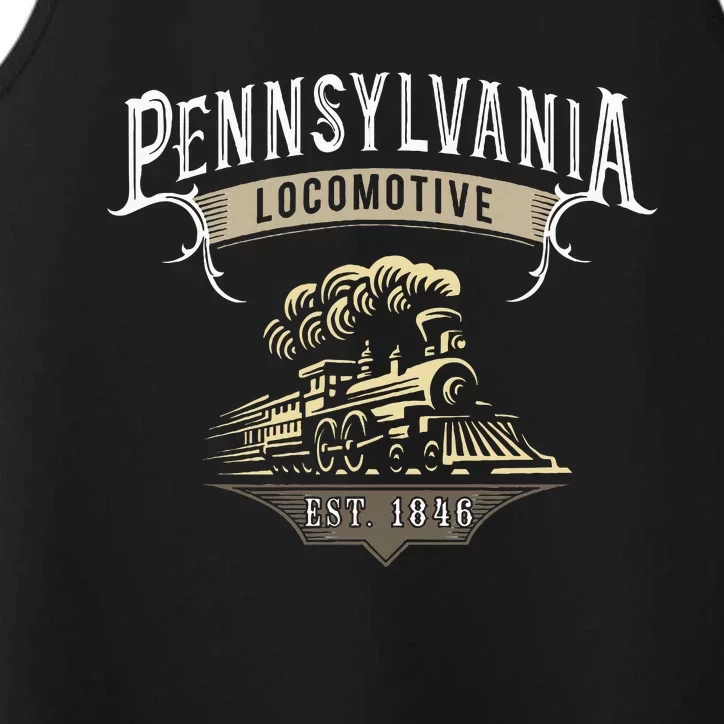 Pennsylvania Steam Locomotive Train Performance Tank