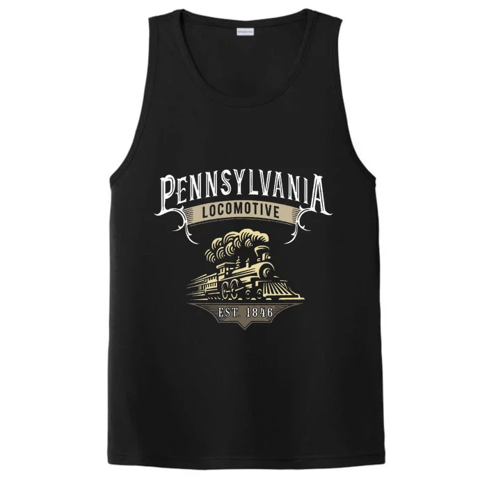 Pennsylvania Steam Locomotive Train Performance Tank