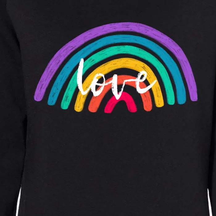 Pride Stuff Lgbtq Rainbow Equality Love Equal Rights Design Gift Womens California Wash Sweatshirt