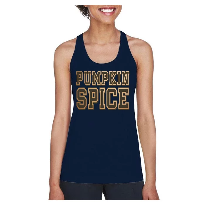 Pumpkin Spice Lover Fall Women's Racerback Tank