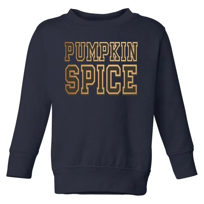 Pumpkin Spice Lover Fall Toddler Sweatshirt