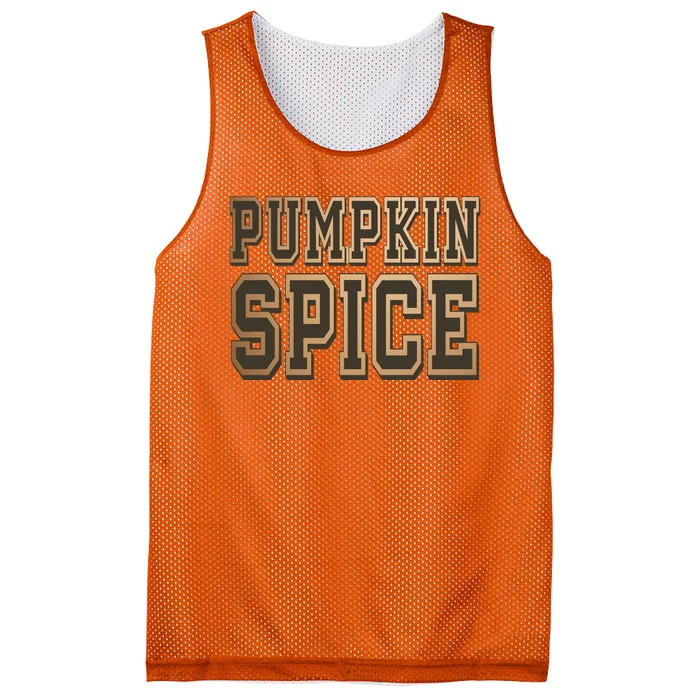 Pumpkin Spice Lover Fall Mesh Reversible Basketball Jersey Tank