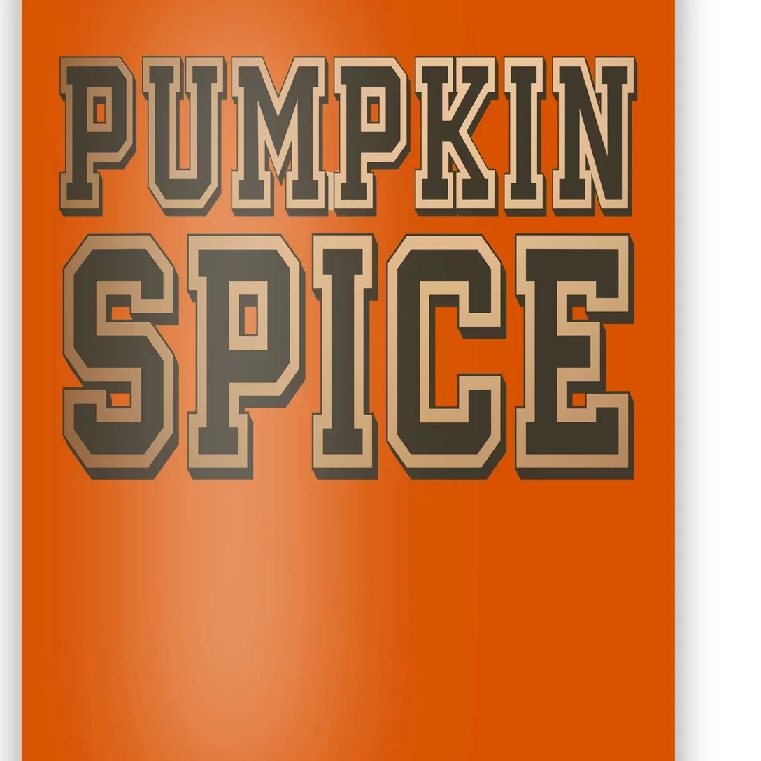 Pumpkin Spice Lover Fall Poster