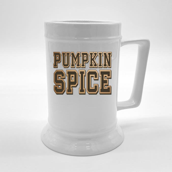 Pumpkin Spice Lover Fall Front & Back Beer Stein