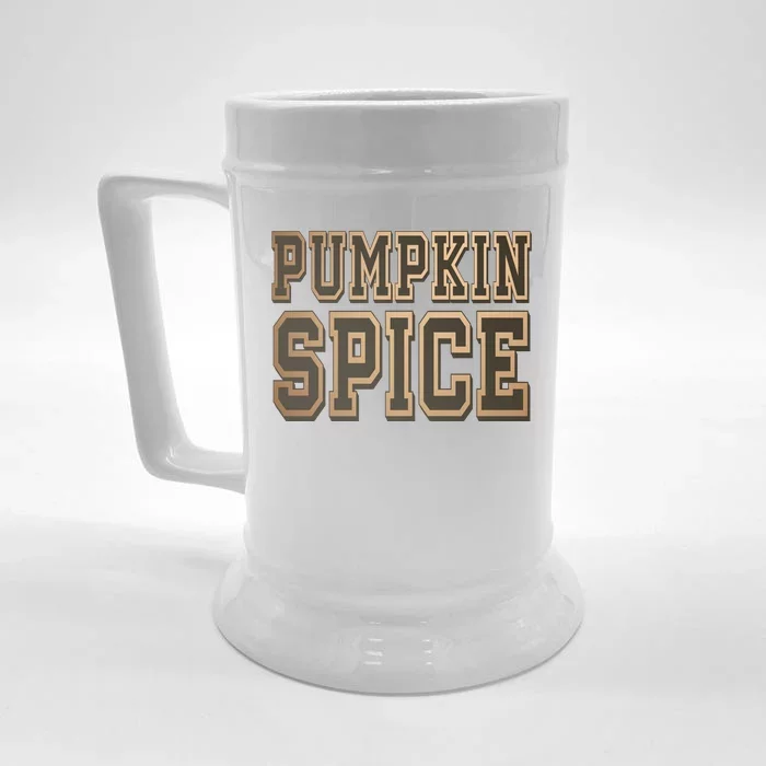 Pumpkin Spice Lover Fall Front & Back Beer Stein