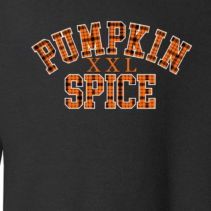 Pumpkin Spice Latte Fall Coffee Halloween Coffee PSL Toddler Sweatshirt