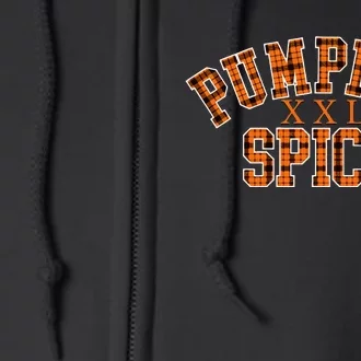 Pumpkin Spice Latte Fall Coffee Halloween Coffee PSL Full Zip Hoodie