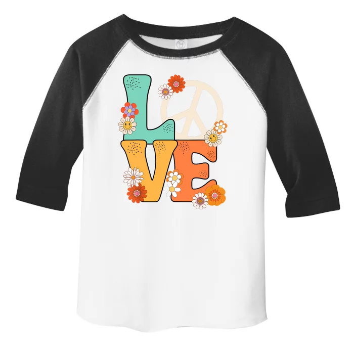 Peace Sign Love 60 S 70 S Shirts 70s Outfits Toddler Fine Jersey T-Shirt