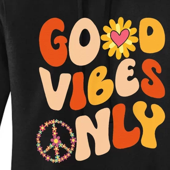 PEACE SIGN LOVE 60s 70s Tie Dye Hippie Halloween Costume Women's Pullover Hoodie