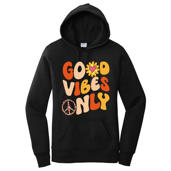 PEACE SIGN LOVE 60s 70s Tie Dye Hippie Halloween Costume Women's Pullover Hoodie