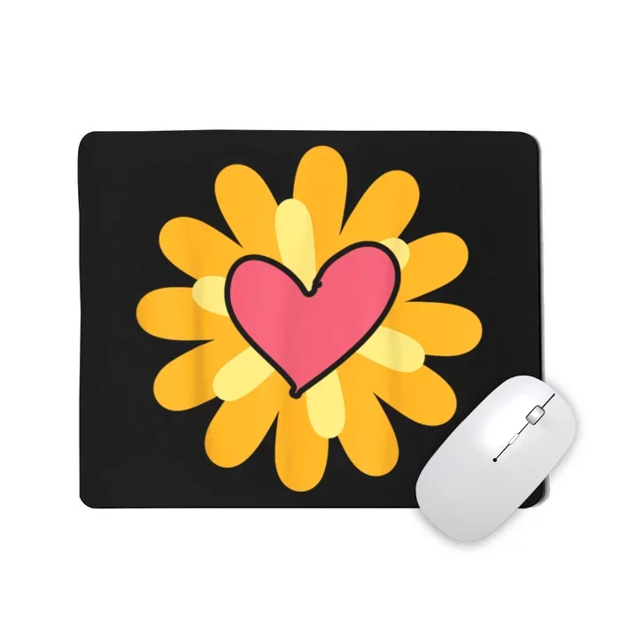 PEACE SIGN LOVE 60s 70s Tie Dye Hippie Halloween Costume Mousepad