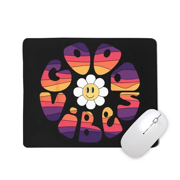 PEACE SIGN LOVE 60s 70s Tie Dye Hippie Halloween Costume Mousepad