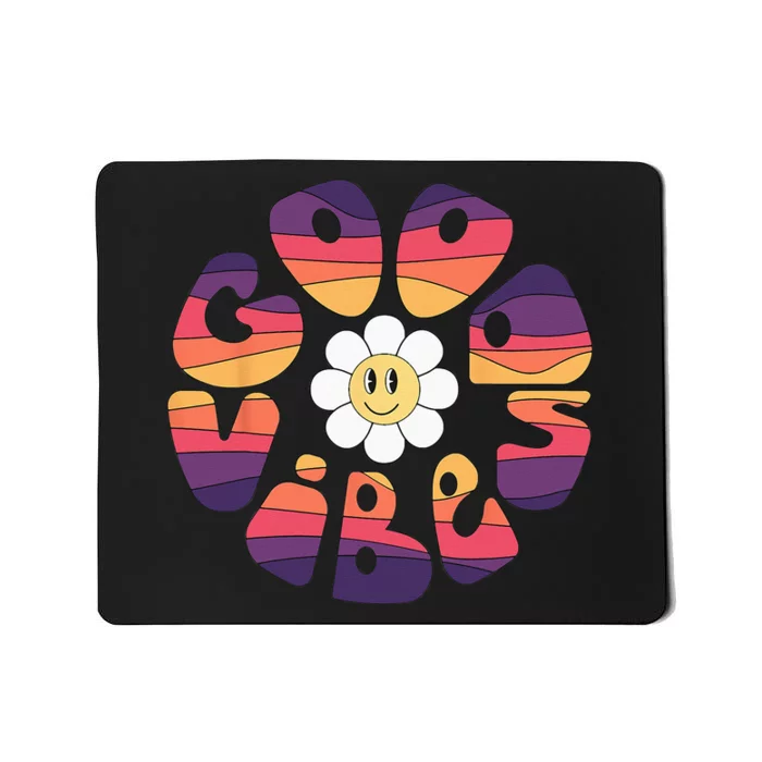 PEACE SIGN LOVE 60s 70s Tie Dye Hippie Halloween Costume Mousepad