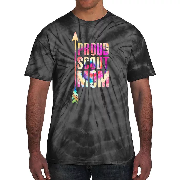 Proud Scout Mom Parent Mother Of Club Tie-Dye T-Shirt