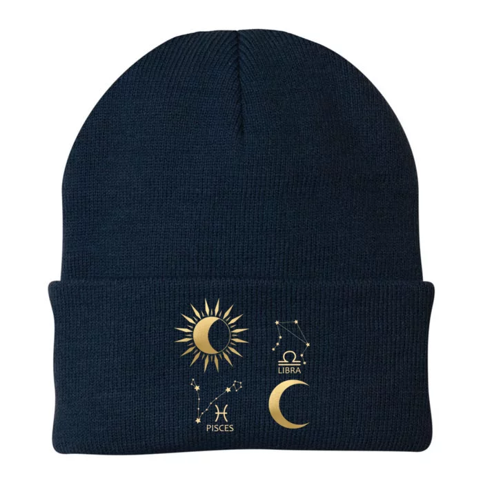 Pisces Sunlibra Moon Zodiac Great Gift Knit Cap Winter Beanie