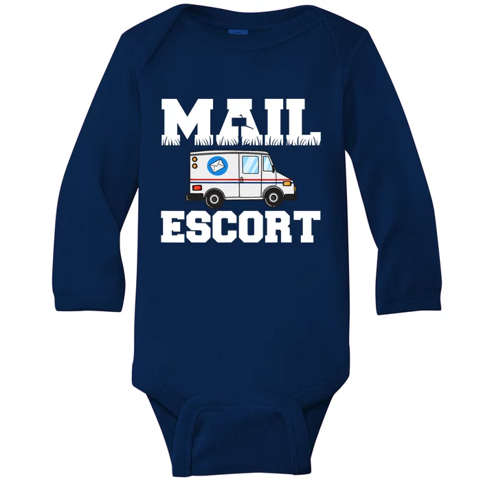 Postal Service Mailman US Postman Worker Baby Long Sleeve Bodysuit