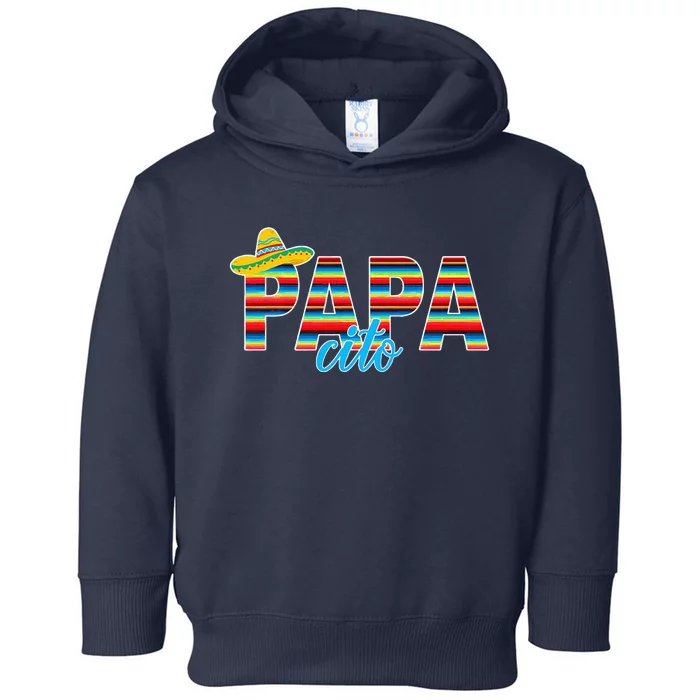 Papacito Serape Mexican Sombrero Cinco De Mayo Toddler Hoodie