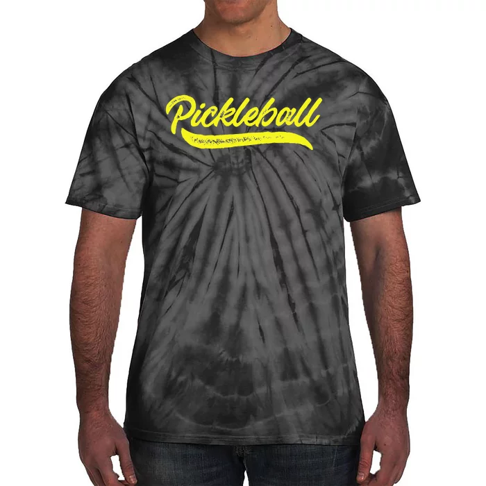 Pickleball Squad Match Retro Vintage Pickleball Tie-Dye T-Shirt