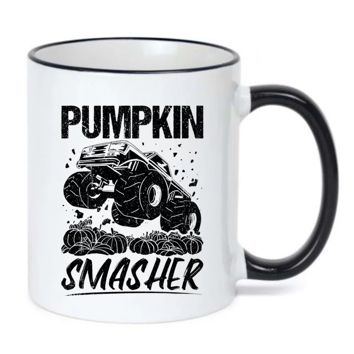 Pumpkin Smasher Monster Truck Pumpkin Halloween Party Great Gift Black Color Changing Mug