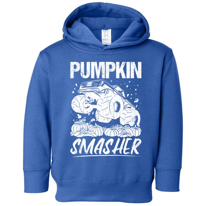 Pumpkin Smasher Monster Truck Pumpkin Halloween Party Great Gift Toddler Hoodie