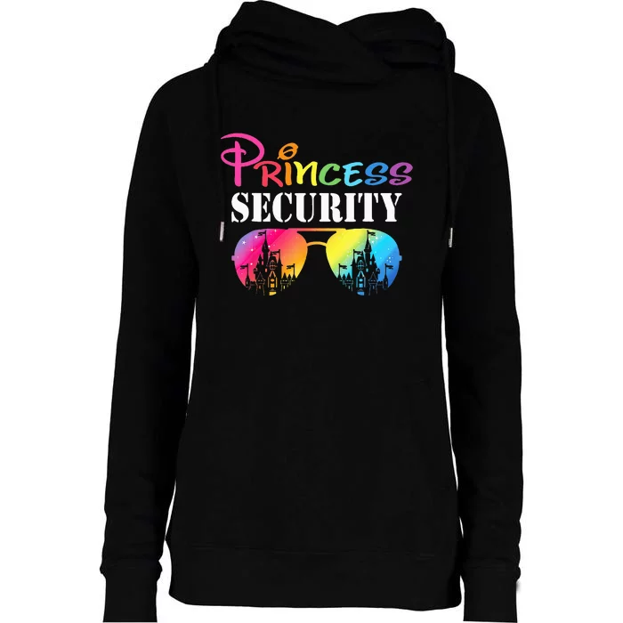 Princess Security Mom Dad Family Birthday Halloween Womens Funnel Neck Pullover Hood