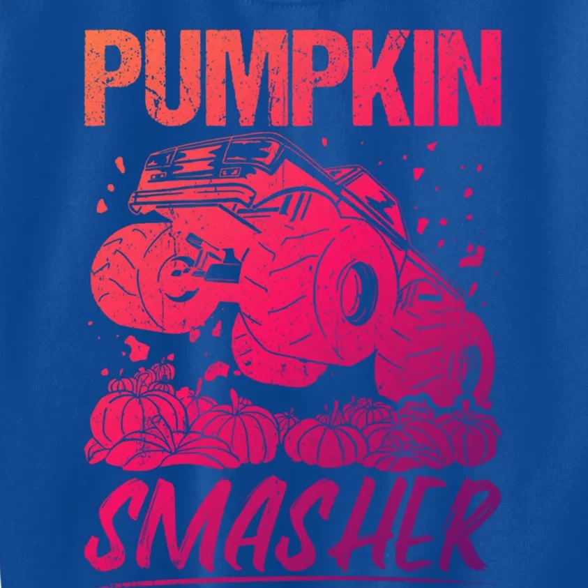 Pumpkin Smasher Monster Truck Pumpkin Halloween Party Great Gift Kids Sweatshirt