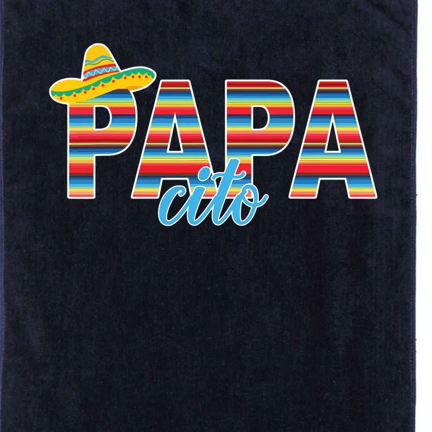 Papacito Serape Mexican Sombrero Cinco De Mayo Platinum Collection Golf Towel