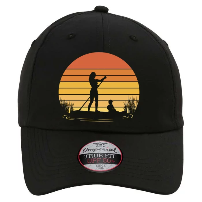 Paddle Surf Mother And Child Sunset The Original Performance Cap