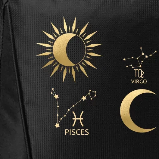 Pisces Sunvirgo Moon Zodiac Gift City Backpack