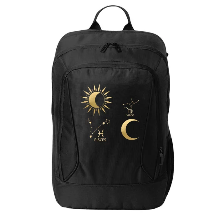 Pisces Sunvirgo Moon Zodiac Gift City Backpack