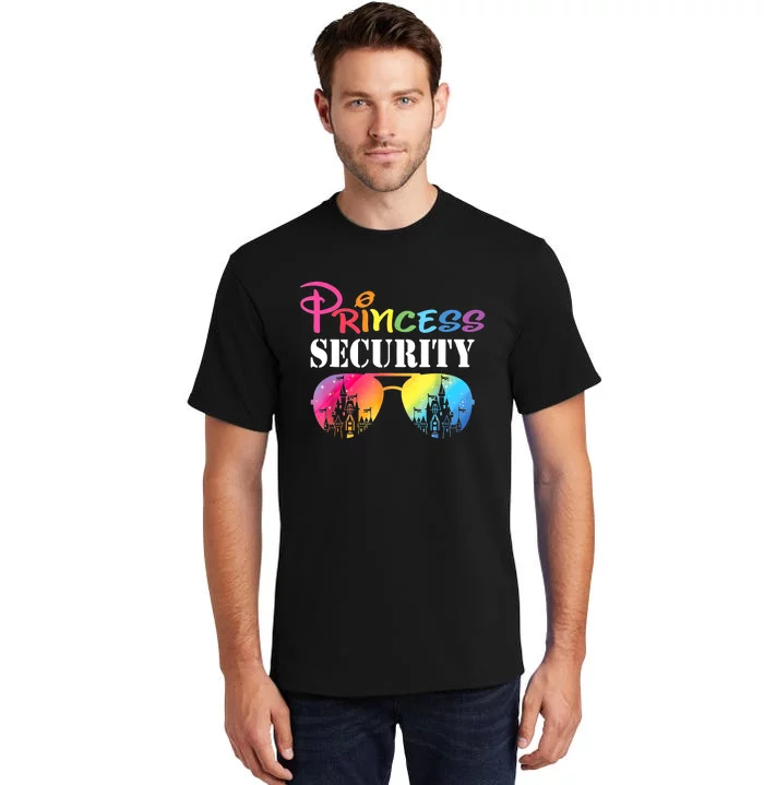 Princess Security Mom Dad Family Birthday Halloween Funny Tall T-Shirt