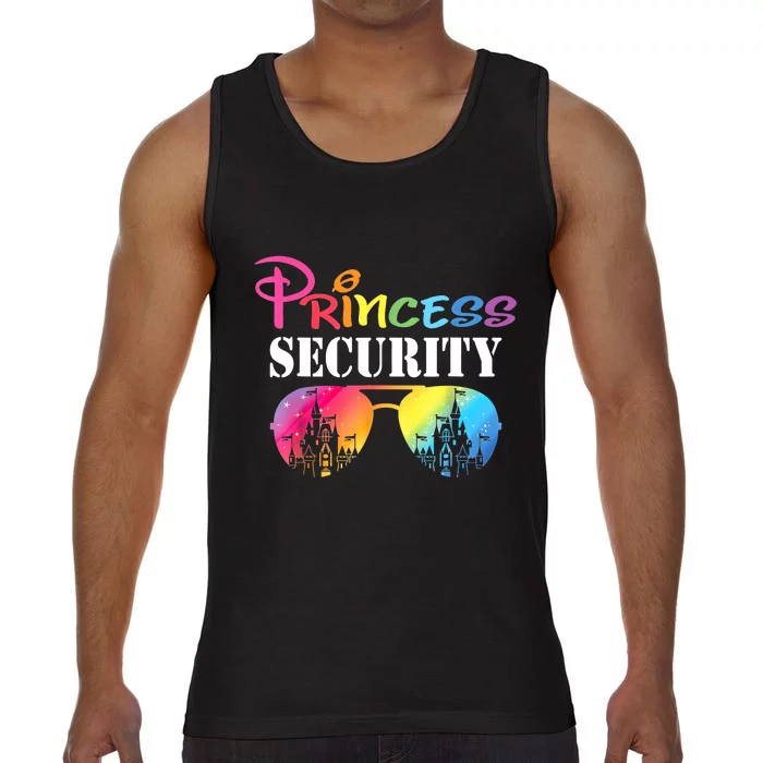 Princess Security Mom Dad Family Birthday Halloween Funny Comfort Colors® Tank Top