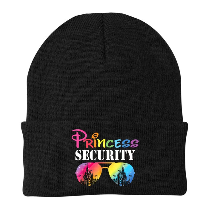 Princess Security Mom Dad Family Birthday Halloween Funny Knit Cap Winter Beanie