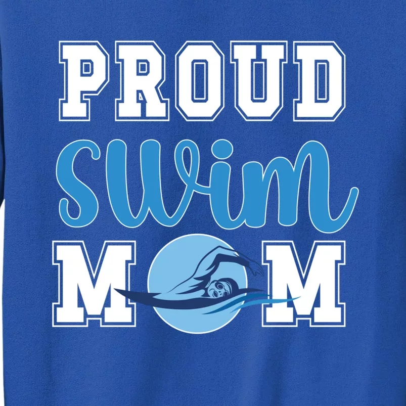 Proud Swim Mom Of A Swimmer Mama Swimming Mother Great Gift Sweatshirt