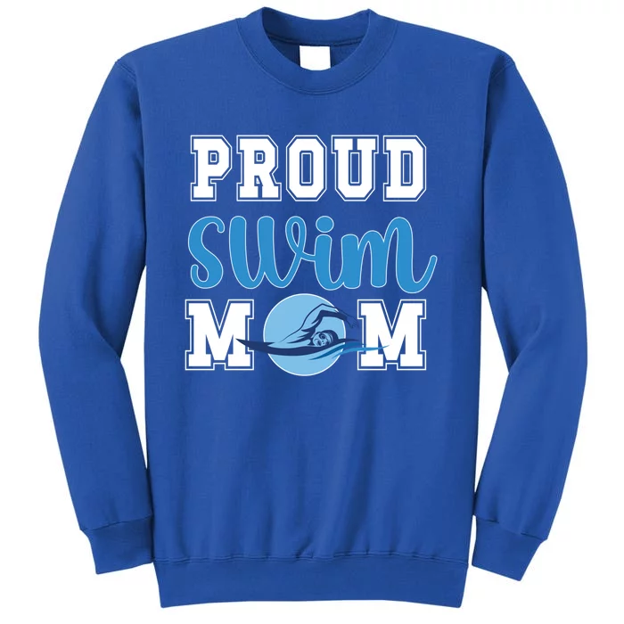 Proud Swim Mom Of A Swimmer Mama Swimming Mother Great Gift Sweatshirt