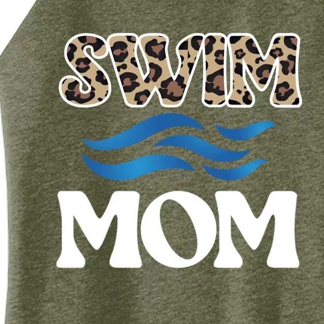 Proud Swim Mom Of A Swimmer Mother Swimming Mom Gift Women’s Perfect Tri Rocker Tank