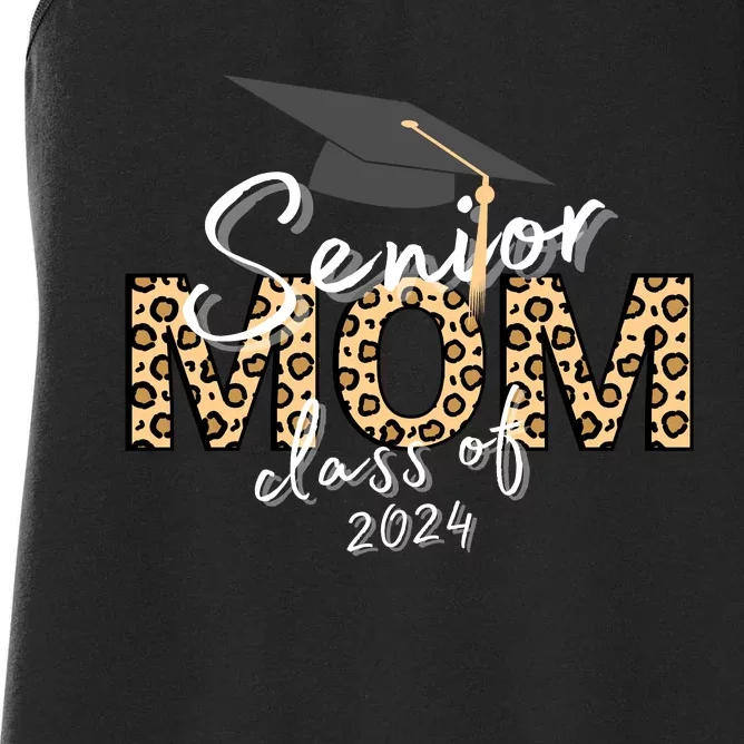 Proud Senior Mom Class Of 2024 Women's Racerback Tank