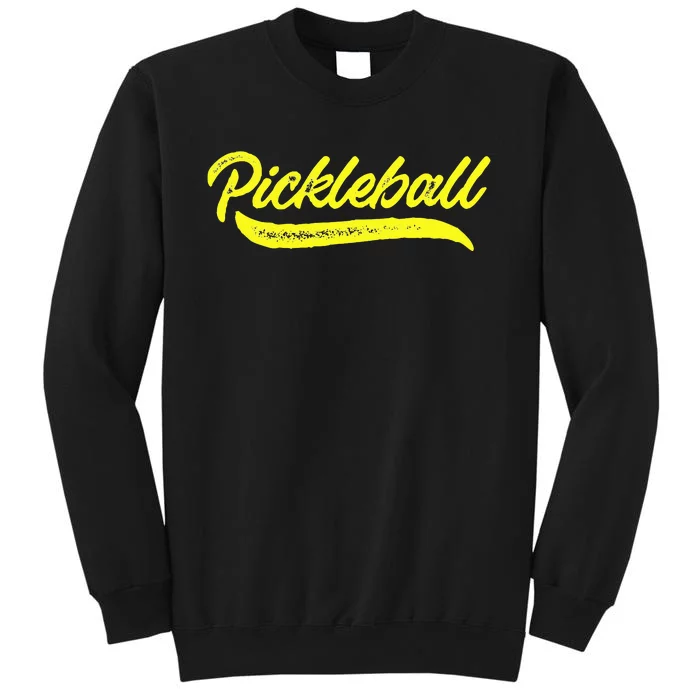 Pickleball Squad Match Retro Vintage Pickleball Sweatshirt